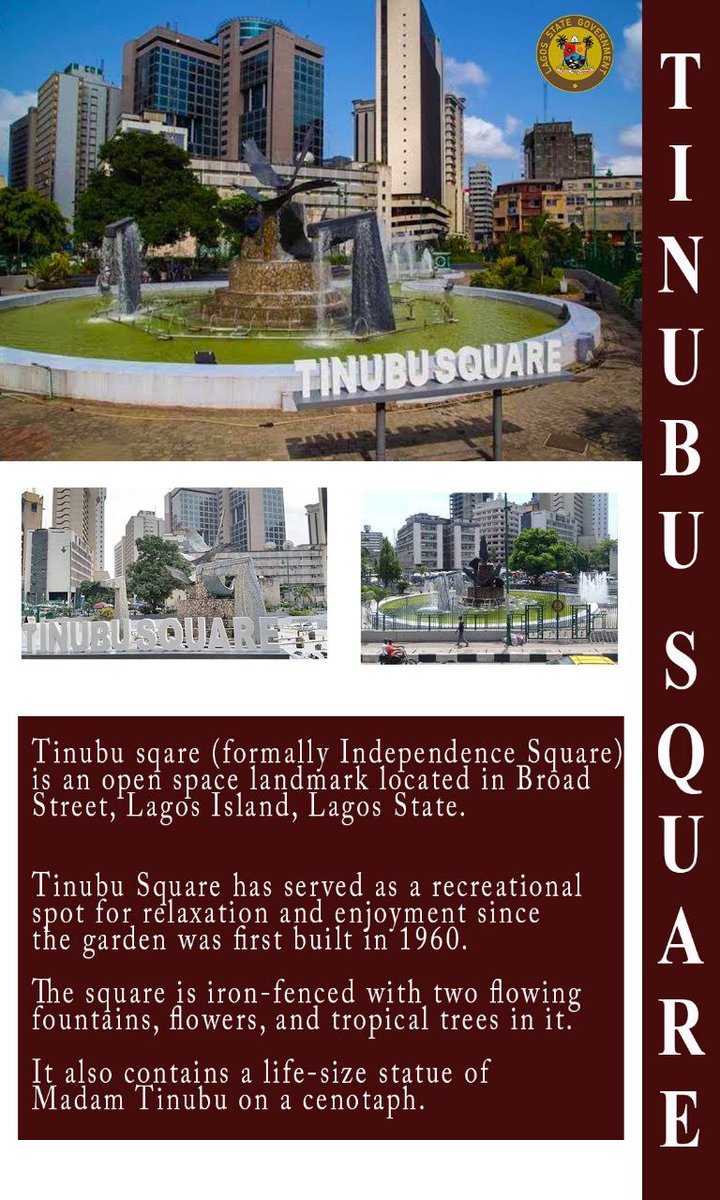 followlasg's tweet photo. Monuments In Lagos 
@jidesanwoolu @drobafemihamzat 
@gbenga_omo @gboyegaakosile 
@fjaji @Mr_JAGs 
@hmokunola_ 
#MonumentsInLagos 
#LASG  #ForAGreaterLagos https://t.co/XwNvmukUfN