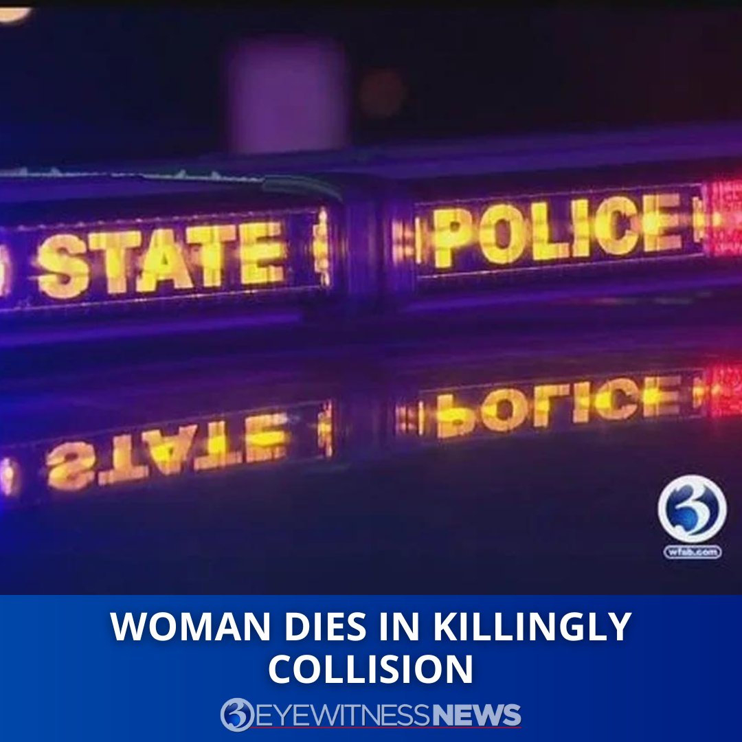 WFSBnews's tweet image. JUST IN: A woman died in a collision that happened in #Killingly yesterday afternoon: wfsb.com/2022/09/22/tro…