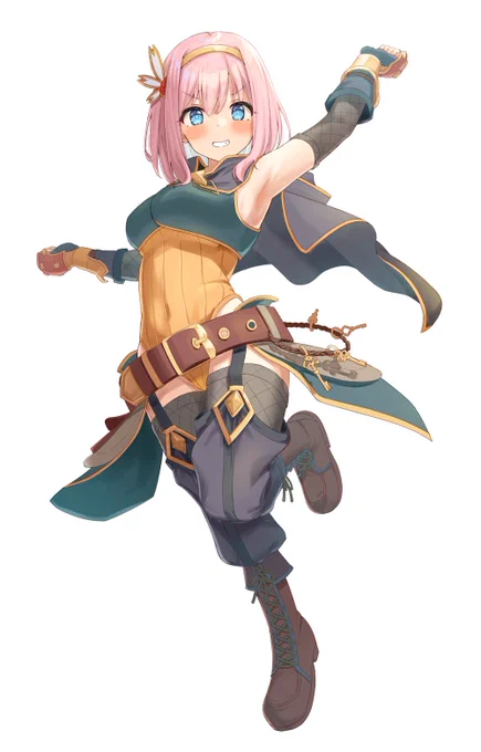 skebにてプリコネのミソギの衣装を着たユイを描かせていただきました。なかなかに面白い組み合わせですね。ご依頼ありがとうございました!#プリコネR 