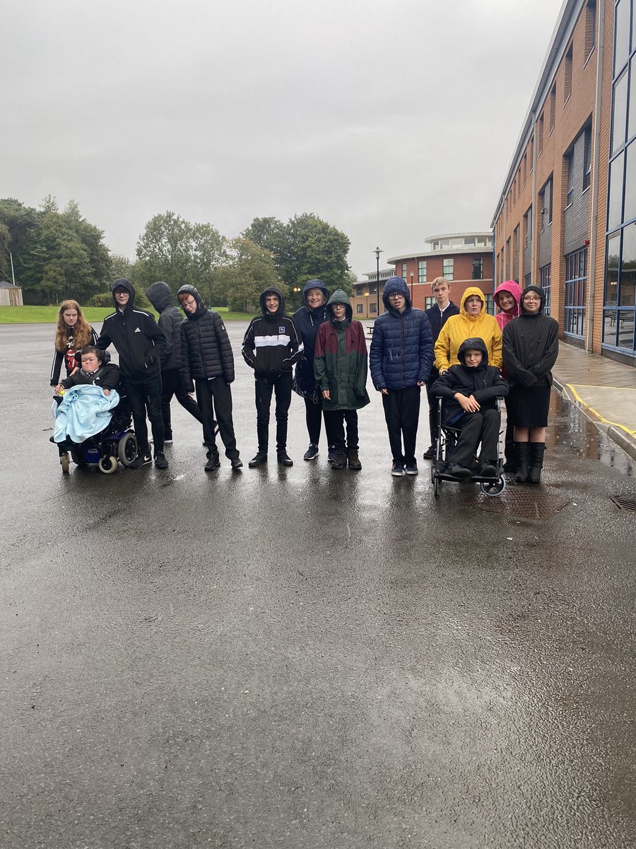 Come rain or shine, we’re walking our miles for <a href="/CashForKidsTay/">Cash for Kids Tayside & Fife</a> #schoolschallenge 
Soggy feet but happy faces!
Please RT &amp; sponsor us using the pinned link on our page! 
<a href="/Bellbaxter_HS/">Bell Baxter High School</a> <a href="/ESInclusionTeam/">EdScot Inclusion Wellbeing & Equalities</a> <a href="/FifeCouncil/">Fife Council</a> <a href="/DYWFife/">DYW Fife</a> 
#lifeskillsdevelopment #inclusion