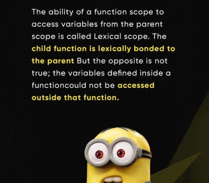 Kanwalpawar's tweet image. #javascript #lexicalscoping