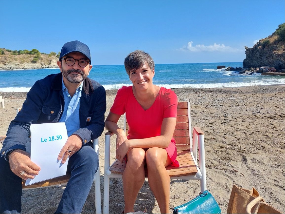 F3Occitanie's tweet photo. 🏖 | Quel bilan pour la saison estivale et le #tourisme en #Occitanie ?
On en discute dans le 18.30, ce jeudi 22/09 depuis la #plage des #Elmes, à #Banyuls, #PyrénéesOrientales.
@f3payscatalan @Francetele @F3OccitanieLR https://t.co/uB9j8k7pHK