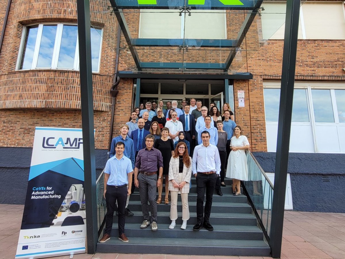Two weeks have passed since we were attending the kick off meeting for #LCAMP_EU project. We are very much looking forward to collaborate with +20 partners to support and improve #AdvancedManufacturing #CoVEs.