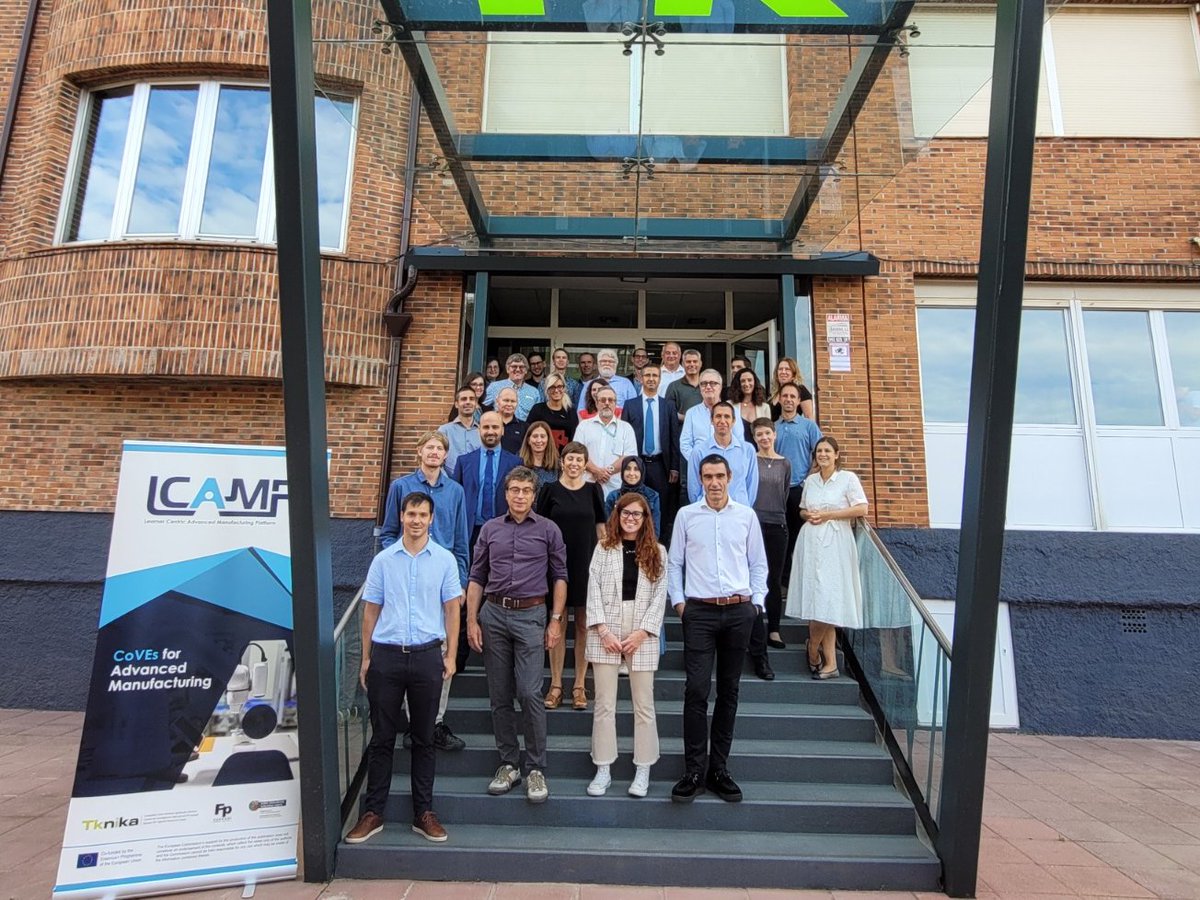 Two weeks have passed since we were attending the kick off meeting for #LCAMP_EU project.
We are very much looking forward to collaborate with +20 partners to support and improve #AdvancedManufacturing #CoVEs.