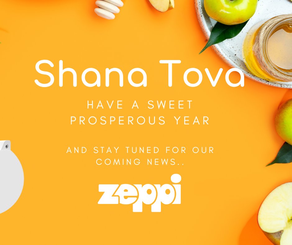 Happy new Jewish year! Shana Tova from team Zeppi.