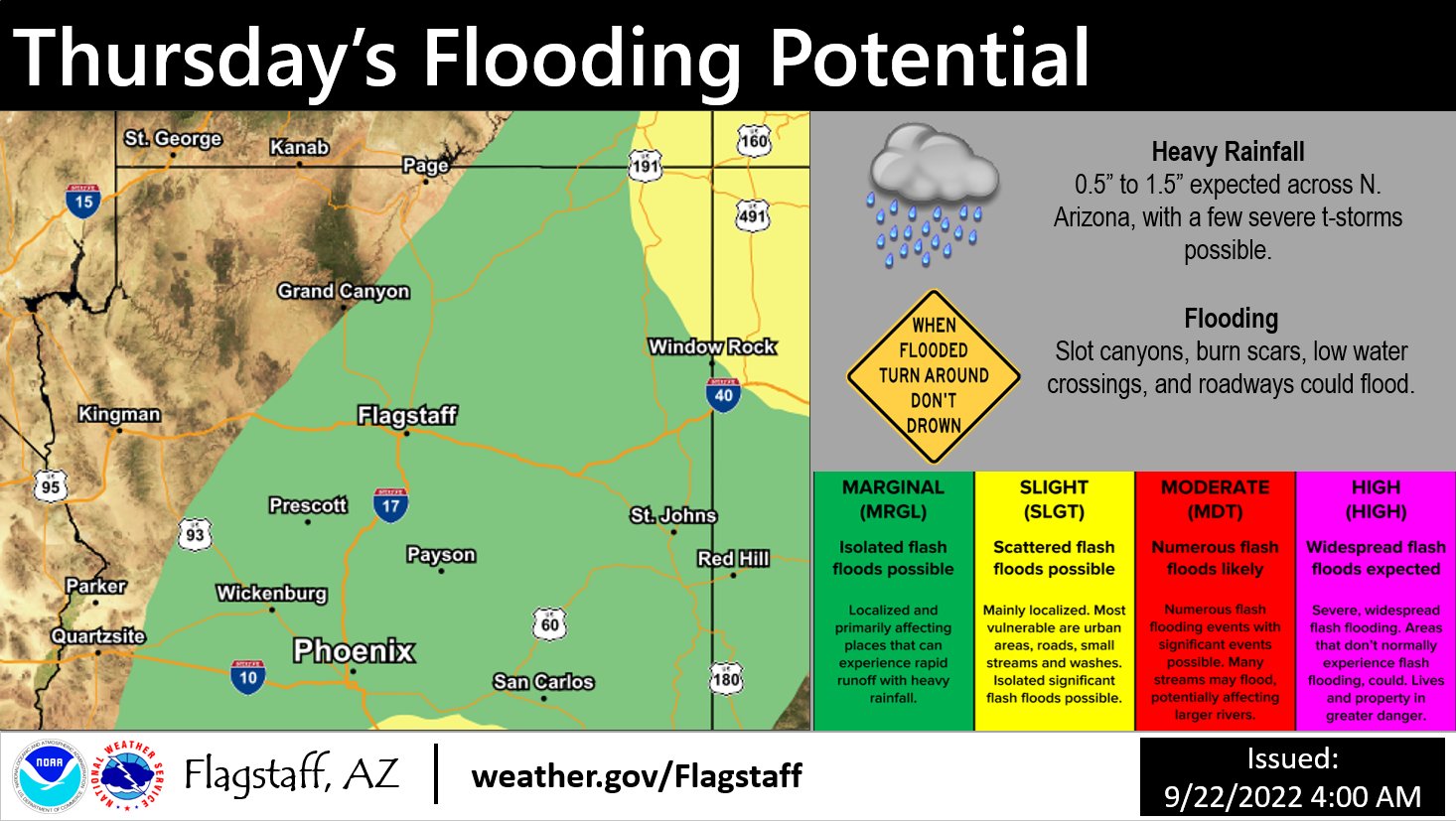 NWS Flagstaff on Twitter "More rain is expected across northern AZ for