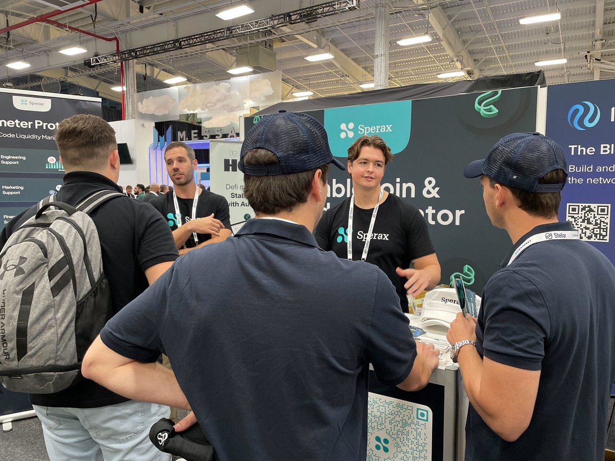 SperaxUSD's tweet image. Day 1 of @MessariCrypto #Mainnet2022 was a huge success!

Stop by the @SperaxUSD booth to talk with @Alec_Sperax @TapprichElliot @subhajit_da and @JoeY0707070707

Ask about #Demeter 🤫😏