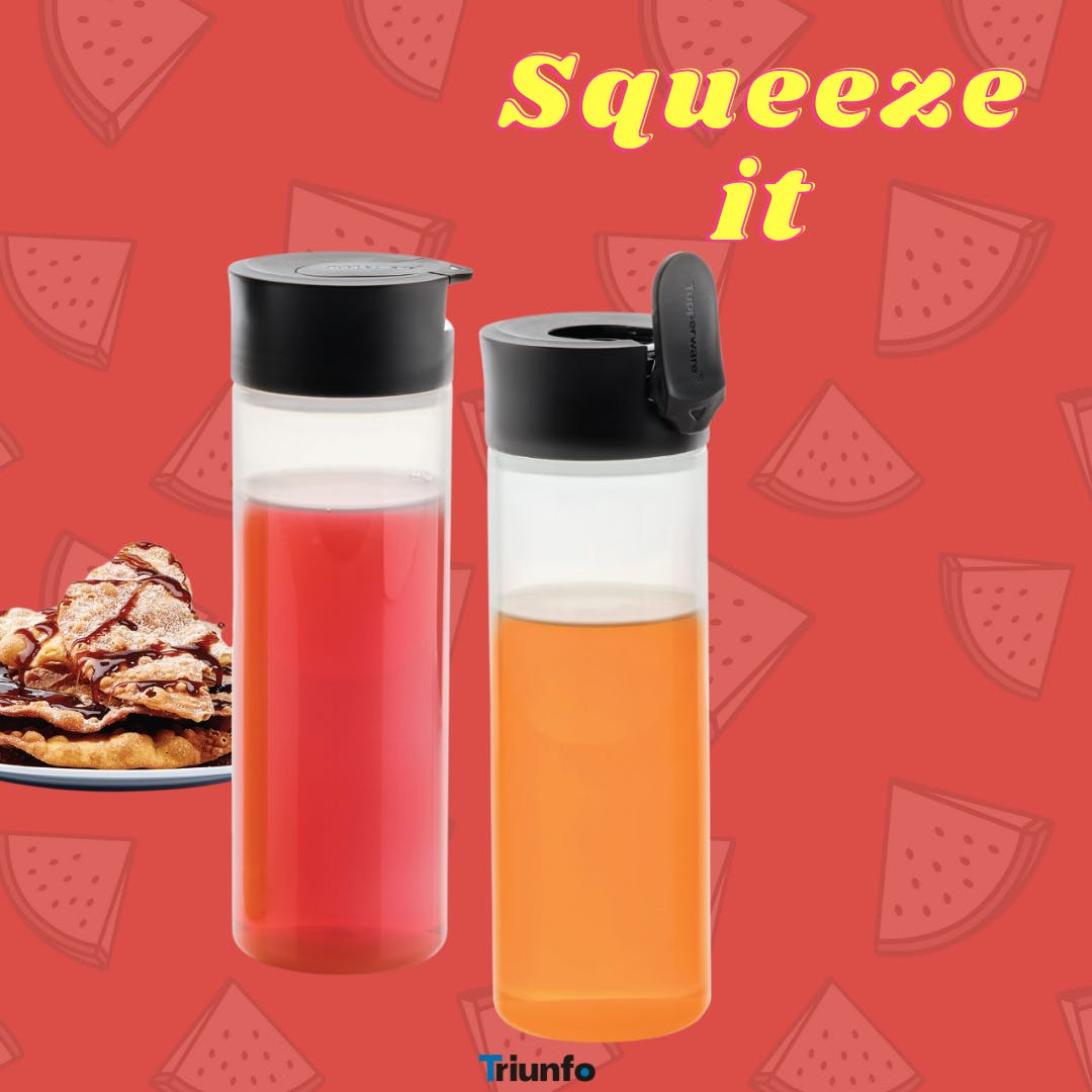 triunfotw's tweet photo. Apachurra!! sin derramar Squeeze it es ideal para tus aderezos tiene una capacidad de 350 ml #EligeLoBuenoEligeTupperware #AhorraConTupperware #MejoresProductosParaTuVidaDiaria https://t.co/VulNRQ7LeY