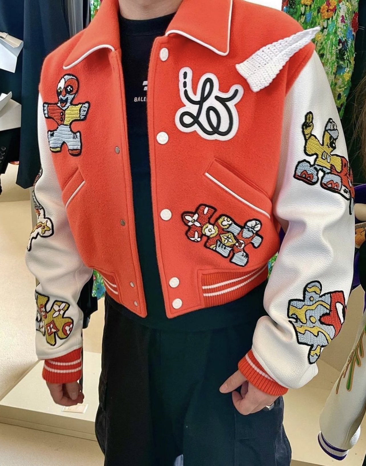 vuitton red varsity