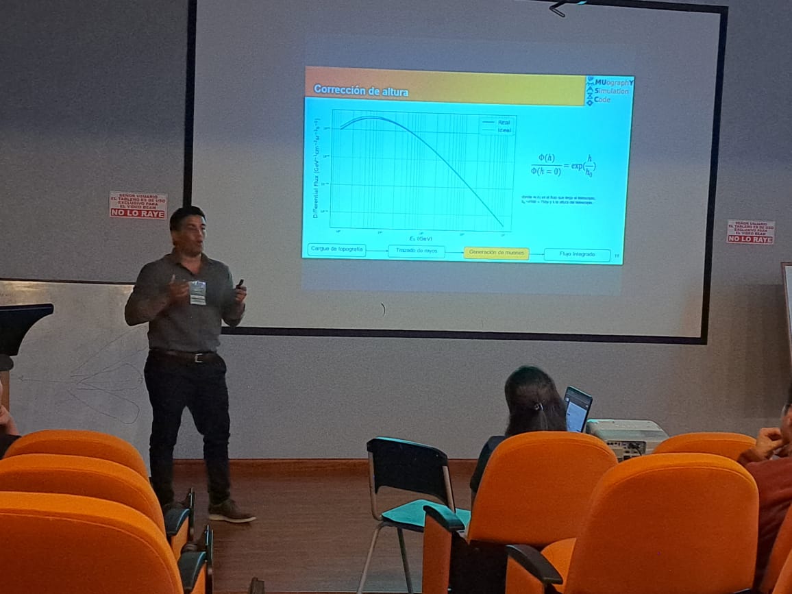 JPRodriguez12's tweet photo. Muy orgulloso de @jhosgun  y Kevin Dlaikan por sus aportes en el #CoCoA2022 presentando #MUYSC, un software para la simulación de radiografía y tomografía de muones. La nueva generación de @Muon_Telescope.
https://t.co/Rp2lhUaxg9 https://t.co/HCTGnyfbQM