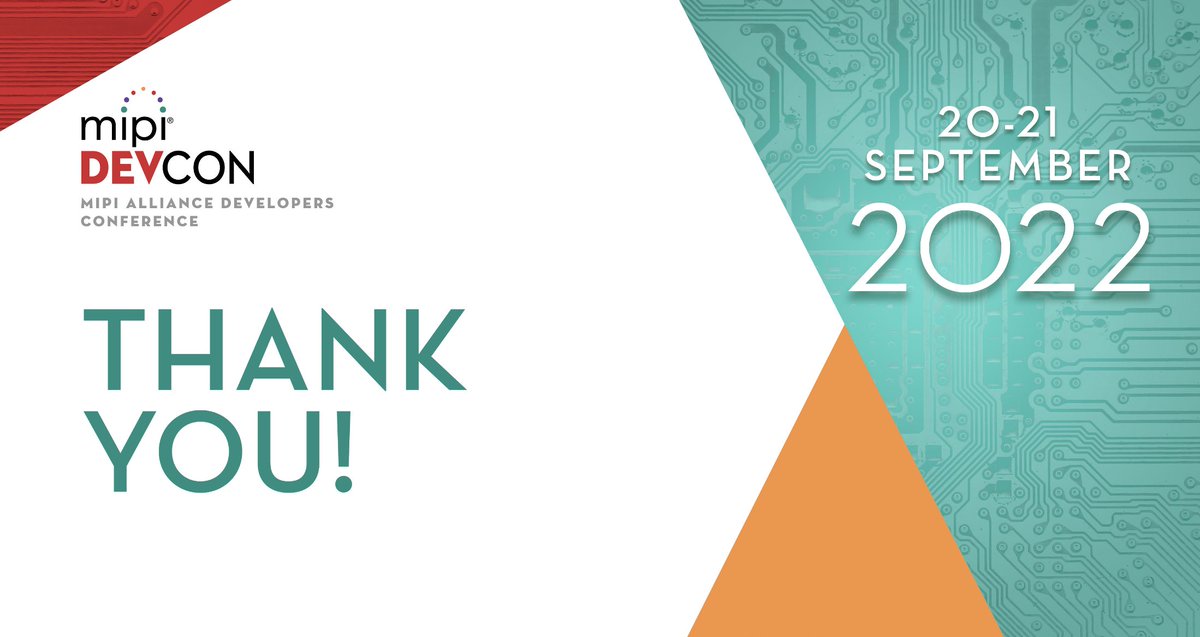 MIPI_Alliance's tweet photo. #MIPI appreciates the hard work and support of everyone who made this week's #MIPIDevCon event possible. Thank you to our speakers, moderators, industry sponsors, media partners and those working behind the scenes. https://t.co/POxYG8bmMI
