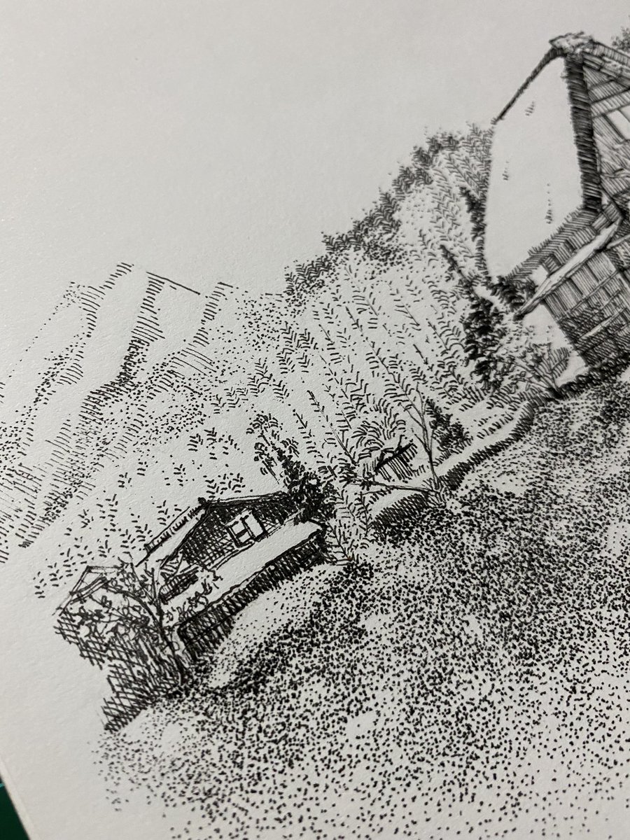 midsketcher's tweet photo. Shirakawa - go hand drawn ✍🏼 #RushHourftJHOPE #shirakawa #drawing #sketch #commissionwork #commissionopen #fiverr #Russia https://t.co/xtsh6G2pcP
