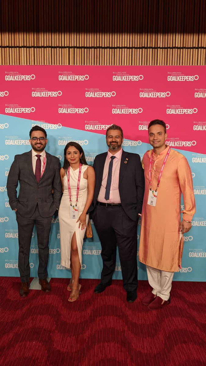 supriyapaul93's tweet photo. Spent the last 3 days attending #Goalkeepers2030 in NYC with the most inspiring group of individuals.

Truly a life-changing experience to represent @joshtalkslive on this global platform and join fellow SDG champions contributing to the future of progress. https://t.co/8oLCsVPl1W