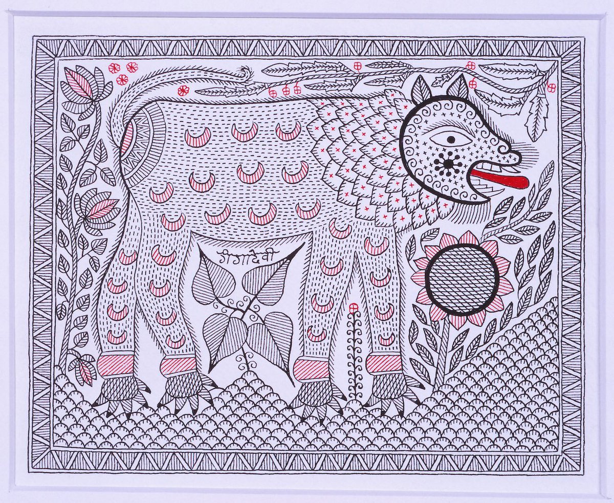 ミティラー ペインティング（インド） ミティラー ペインティング（インド）