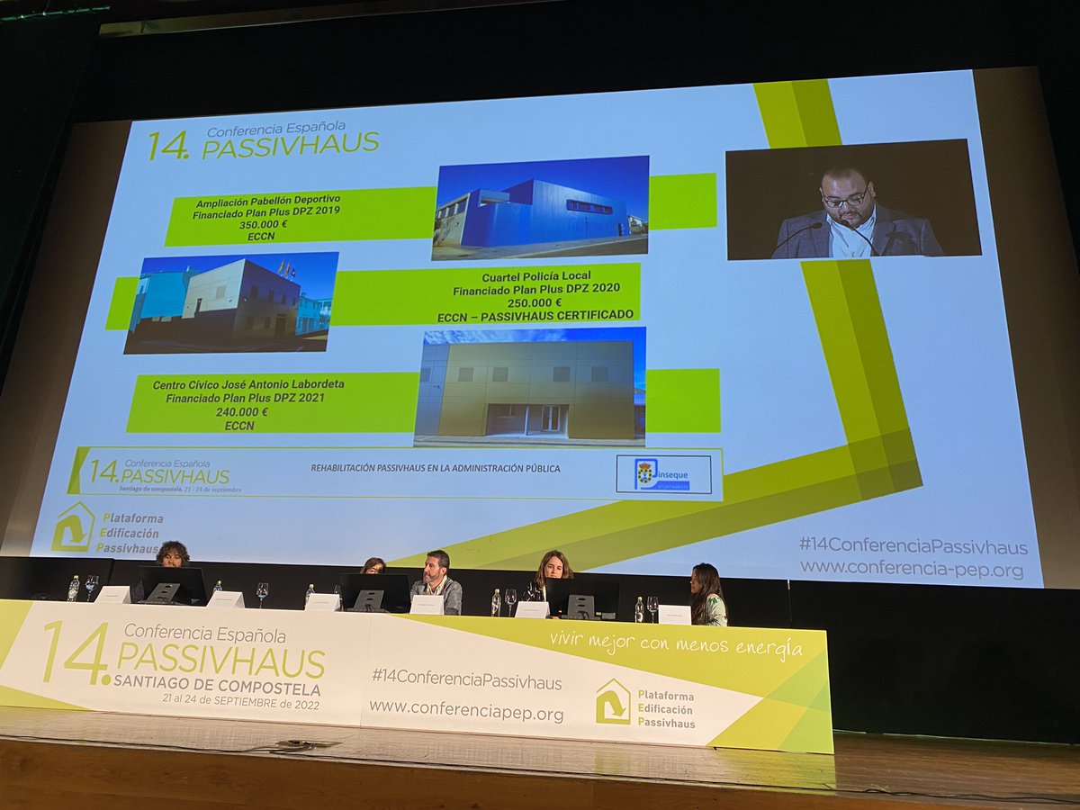 Inspirador el alcalde Jose Ignacio Andrés de #Pinseque #Aragon exponiendo la apuesta del municipio por una #edificación #PÚBLICA eficiente y confortable #Passivhaus. Demostrando que con pedagogía, asesoría y claridad de objetivos si se quiere, se puede‼️ #14ConferenciaPassivhaus