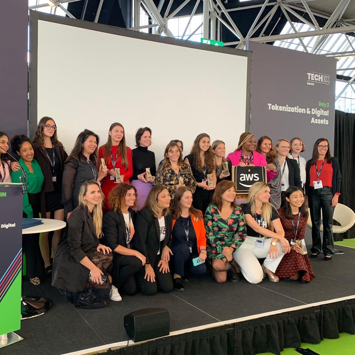 The Most Impactful Award was awarded to STEMP.INC Passport for Inclusion, a fascinating initiative that aids working-class women across Ireland into a variety of STEM careers, through a university qualification created by Katriona O’Sullivan. #womenintech #stem