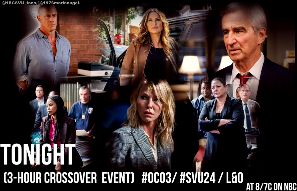 1976mariaangel's tweet photo. tonight
 at 8/7c on NBC
    (3-hour crossover  Event)    
 #OC03/ #SVU24 / L&amp;O 
Gimme Shelte https://t.co/zcNcNevH6v