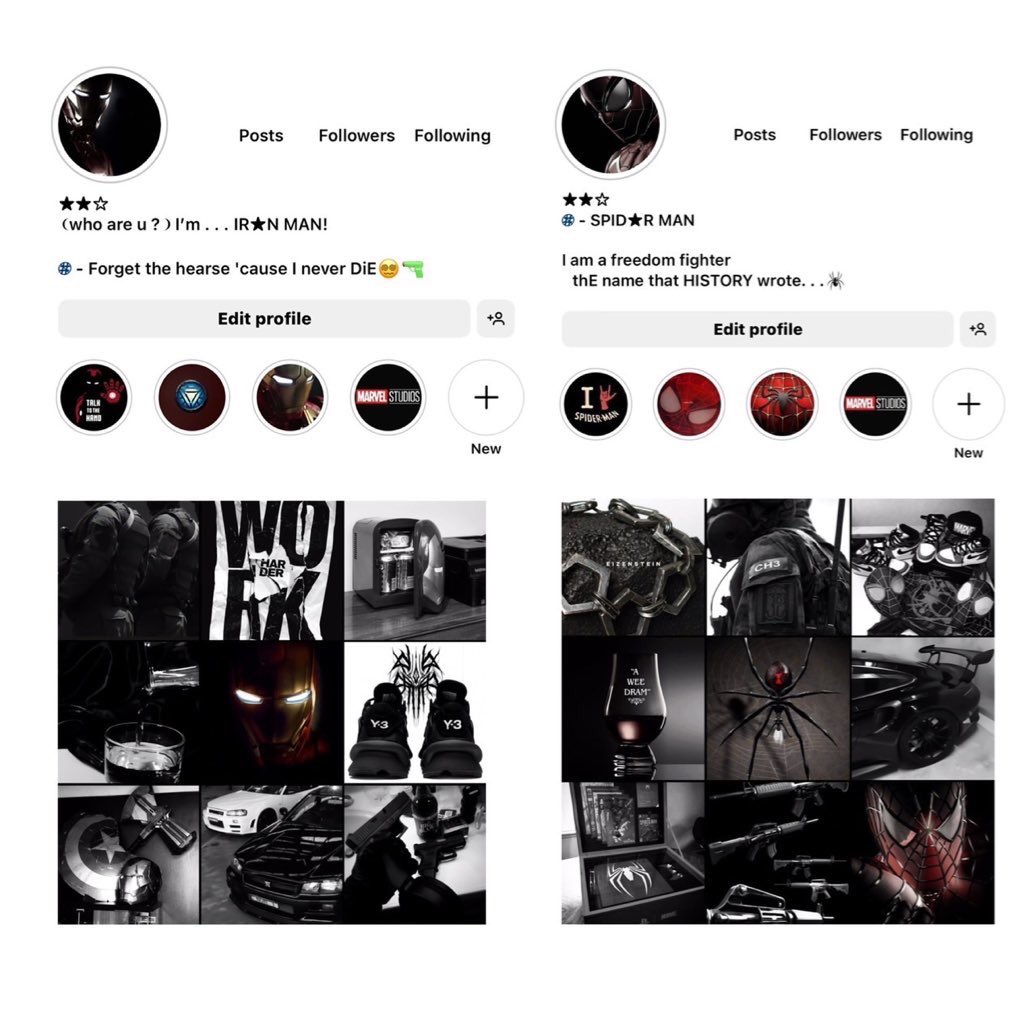 s8ndOgs's tweet photo. 𓈒【  free set ig spider and iron man  】𓈒  ⠀⠀⠀
rt and follow @s8ndOgs 
mention anything for all 
mention until close
⠀⠀⠀
⠀⠀⠀ ⠀⠀⠀  ⠀⠀#freef0rm https://t.co/HK7tgwiYLn