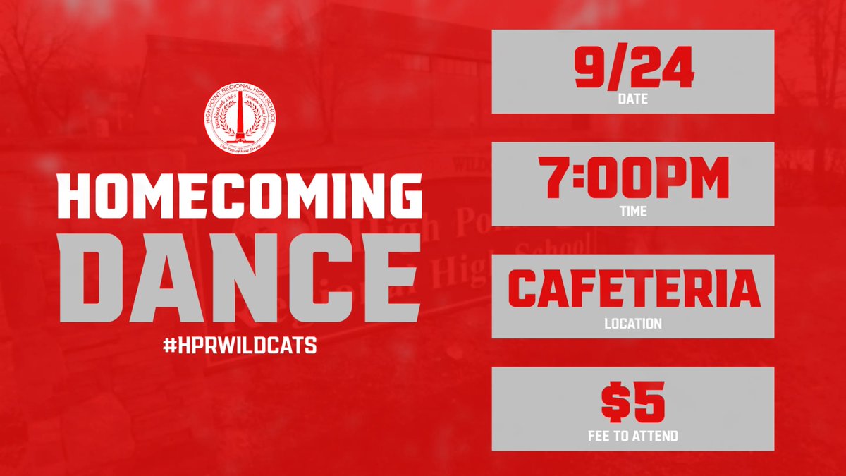 High Point Regional High School (@hprwildcats) on Twitter photo Homecoming Dance 🕺 💃 #hprwildcats #TopofNJ #hpwildcatpride <a href="/JonTallamy/">Jon Tallamy</a> <a href="/SeamusWCampbell/">Seamus Campbell</a> @coachcdexter <a href="/HighPointSTEM/">Brian Drelick</a> <a href="/jacq_mccarthy/">Jacqueline McCarthy</a> <a href="/DelaneyWildcats/">Courtney Delaney</a> <a href="/kfenlon67/">Kevin Fenlon</a> <a href="/BrianEmmaHP/">Brian Emma</a> <a href="/becky_sarno/">Becky Sarno</a> Homecoming Dance 🕺 💃 #hprwildcats #TopofNJ #hpwildcatpride <a href="/JonTallamy/">Jon Tallamy</a> <a href="/SeamusWCampbell/">Seamus Campbell</a> @coachcdexter <a href="/HighPointSTEM/">Brian Drelick</a> <a href="/jacq_mccarthy/">Jacqueline McCarthy</a> <a href="/DelaneyWildcats/">Courtney Delaney</a> <a href="/kfenlon67/">Kevin Fenlon</a> <a href="/BrianEmmaHP/">Brian Emma</a> <a href="/becky_sarno/">Becky Sarno</a>
