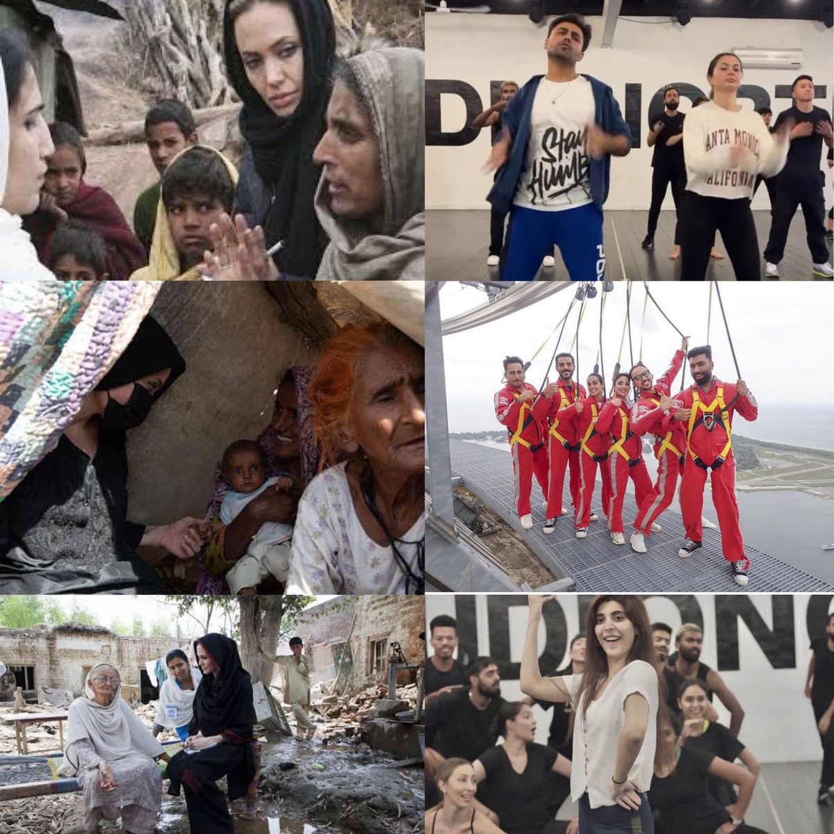sharmilafaruqi's tweet photo. Our Pakistani celebs fly to Toronto to attend #Humawards while #AngelinaJolie visits #dadu to affirm support &amp; love for our flood affected people. https://t.co/qLpchJsE99