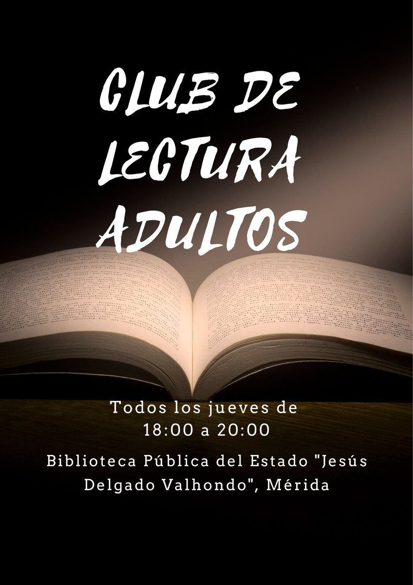 BiblioMerida's tweet photo. 📖  Esta tarde comienza nuestro Club de Lectura de Adultos con la obra "El infinito en un junco" de Irene Vallejo.

Más información: 👉 https://t.co/SxJg0EwbBI

#ClubesDeLectura 
#infinitoenunjunco #IreneVallejo https://t.co/PfxBcM2X9G