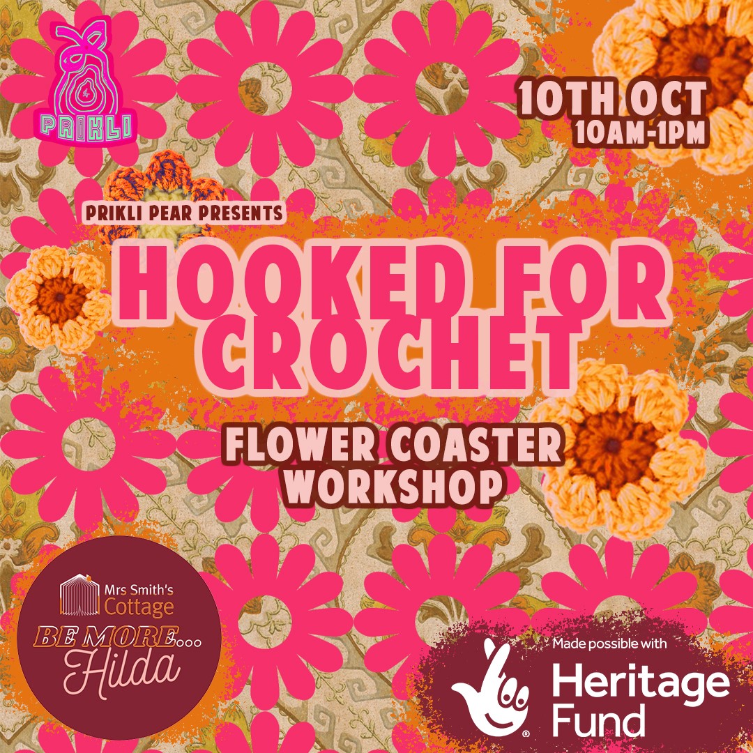 MrsSmithCottage's tweet photo. We are really excited for our #crochet workshop with @Prikli_Pear.
Join us for a morning of #tea, #cake, and #crafts.
Tickets £24.60, book here: https://t.co/QLMdcxiziN
@heartoflincs @HeritageFundUK @hubsleaford #lincsconnect @lincsblogger https://t.co/yZ7wIYly3s