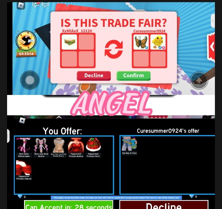 MELORRIN20's tweet photo. PROOF 40 TY FOR TRUSTING @CutieAndreaRBLX (ALWAYS NGF) https://t.co/cynjw2xD3f