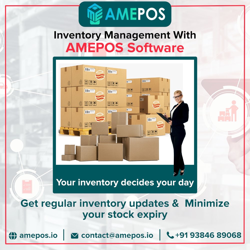 ame_pos's tweet photo. Experience a whole new world of inventory management with AMEPOS user-friendly POS software.
For more details, kindly visit: https://t.co/RUay7TMznu
#pointofsales #retailpos #billingsoftware #retail #restaurant #possoftware #restaurantpos #inventorymanagement #ecommerceweb https://t.co/pgzUD9LWMh