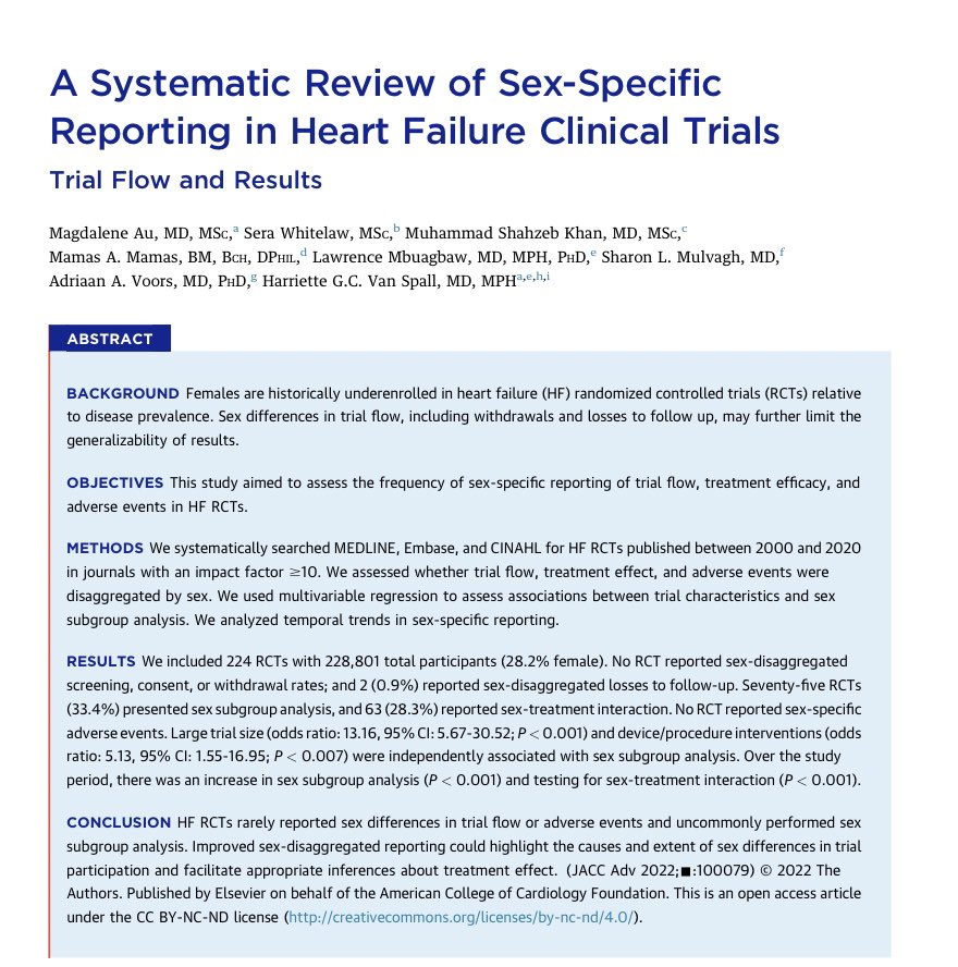 hvanspall's tweet photo. Thank you to the authors who contributed to our work @ShahzebKhanMD @mmamas1973 @lmbuagbaw @HeartDocSharon @AdriaanVoors and especially to the 💫 student authors, internal medicine resident #MagAu & medical student @serawhitelaw
https://t.co/VjlfVxx5Ou https://t.co/aAXLBrKSAq