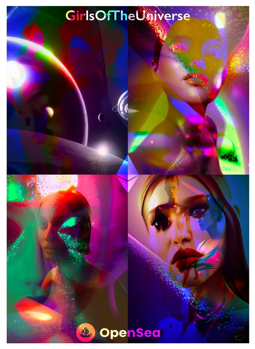 1- Hey, hi! I'm Sandy. As long as I have been here, I have tried to reflect the difficulties experienced by women, their importance and all their situations to you with my works. Women are the most valuable beings that have ever come to the universe.✨💎💗🌈🌟 #NFTCommunity