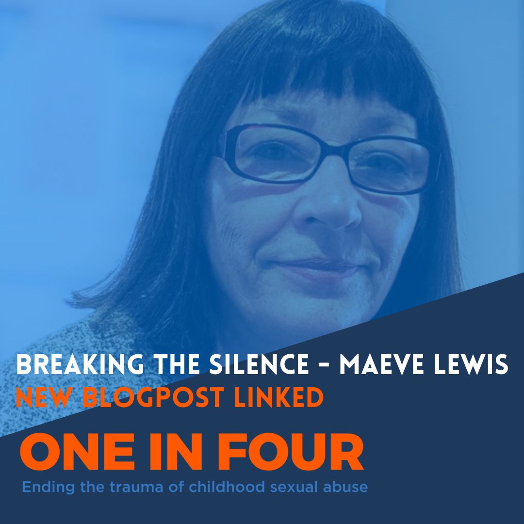 “The sexual abuse of a child can only happen in secrecy and if the child is silenced.” Our latest blogpost on the topic of Breaking the Silence, by Maeve Lewis, is now available to read on our website at : oneinfour.ie/blog/breaking-…