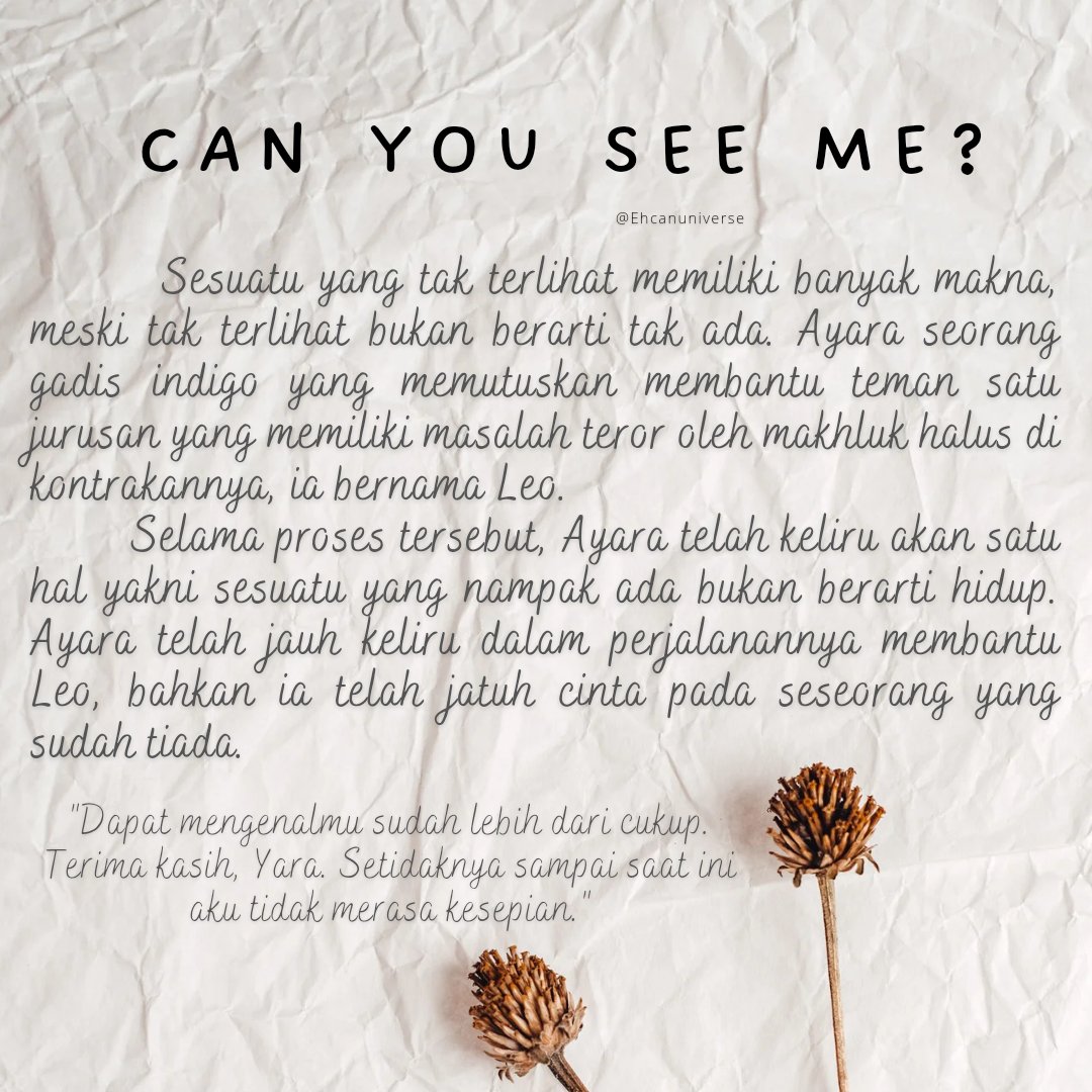 Ehcanuniverse's tweet photo. "Can You See Me?"

NCT Dream x OC Horor AU
⚠️ghost, creepy, horror
Alternative Universe
©ehcanuniverse https://t.co/vDDUFZpeqE