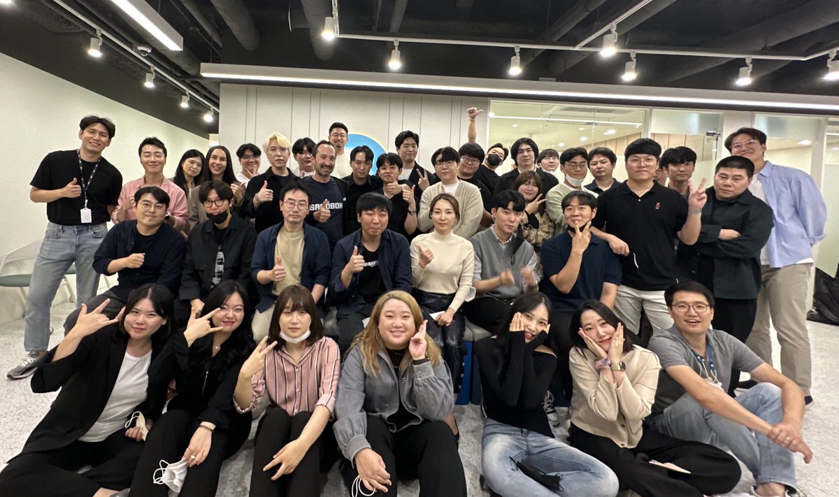 🤩 We hosted a Metaverse Builders meet-up today <a href="/TheSandboxGame/">The Sandbox</a> Seoul office 🇰🇷

✨ I have been so impressed by the talent &amp; creativity of our growing community! 

👋 Meet FacBros, TDF, Design Egg, Nestree, GBF Meta, Roti-X