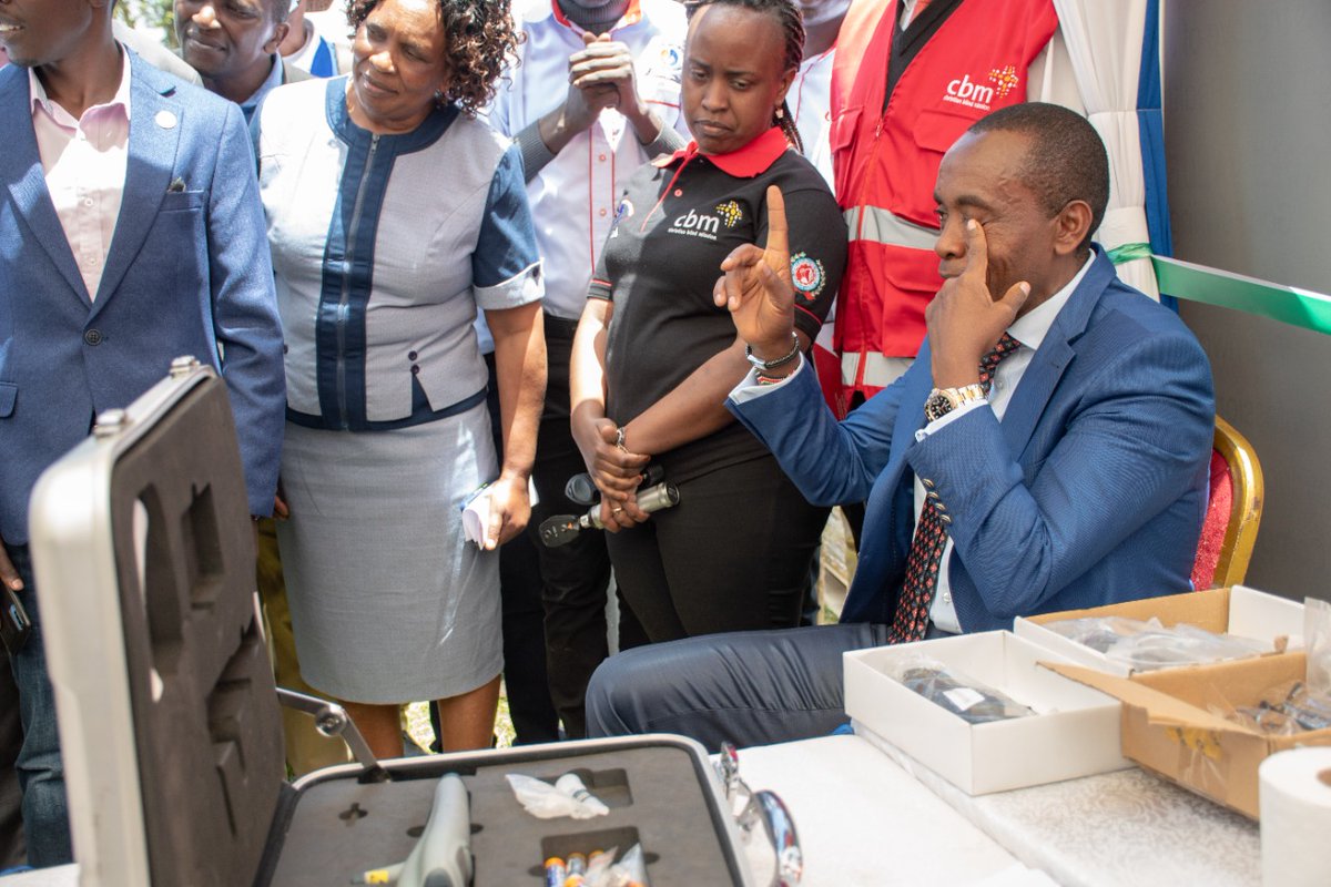KWamatangi's tweet photo. Attending launch of Vision Impact Project at Kimende Primary Sch Grounds, Lari.
The project uses mobile phones to carry out eye screening &amp; detect eye problems, a collaboration of County Government of Kiambu, Christian Blind Mission, &amp; PCEA Kikuyu Hospital.
#MakeKiambuGreatAgain https://t.co/YZ9a5wXt2x