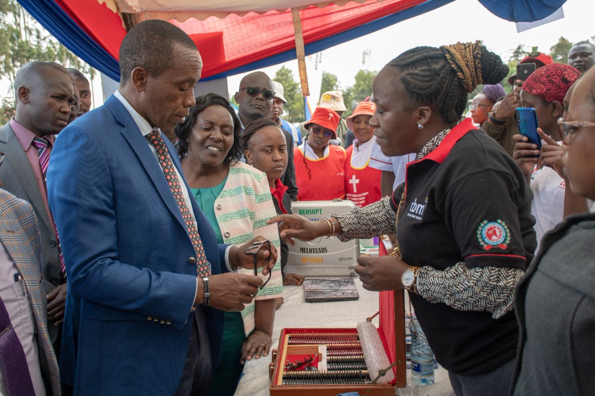 KWamatangi's tweet photo. Attending launch of Vision Impact Project at Kimende Primary Sch Grounds, Lari.
The project uses mobile phones to carry out eye screening &amp; detect eye problems, a collaboration of County Government of Kiambu, Christian Blind Mission, &amp; PCEA Kikuyu Hospital.
#MakeKiambuGreatAgain https://t.co/YZ9a5wXt2x