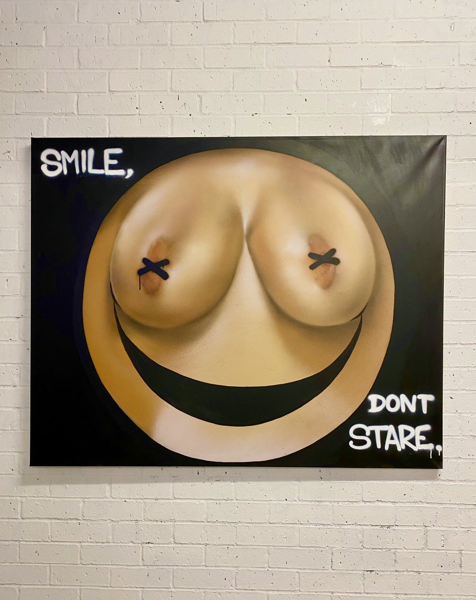 Finally found some time to make you smile. Available now via my webstore artbyrow.com.au/shop/smiledont…