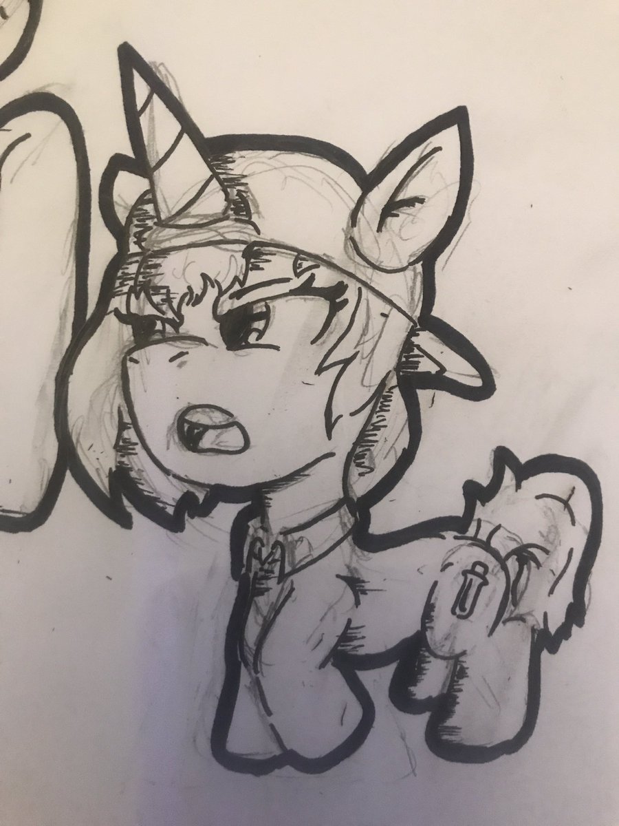 GBCommandoGame's tweet photo. The MLP stream is fun! Have a picture of #YuiWatanabe as a chibi unicorn https://t.co/gWPrLFgYcI