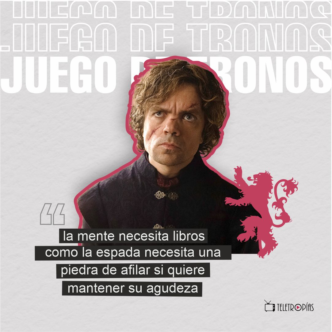 teletropias's tweet photo. "La mente necesita libros como la espada necesita una piedra de afilar si quiere mantener su agudeza. Por eso leo tanto, Jon Nieve."

— Tyrion Lannister 

#juegodetronos #gameofthrones #lacasadeldragón #houseofthedragon #tyrionlannister https://t.co/wvHNMie5xU