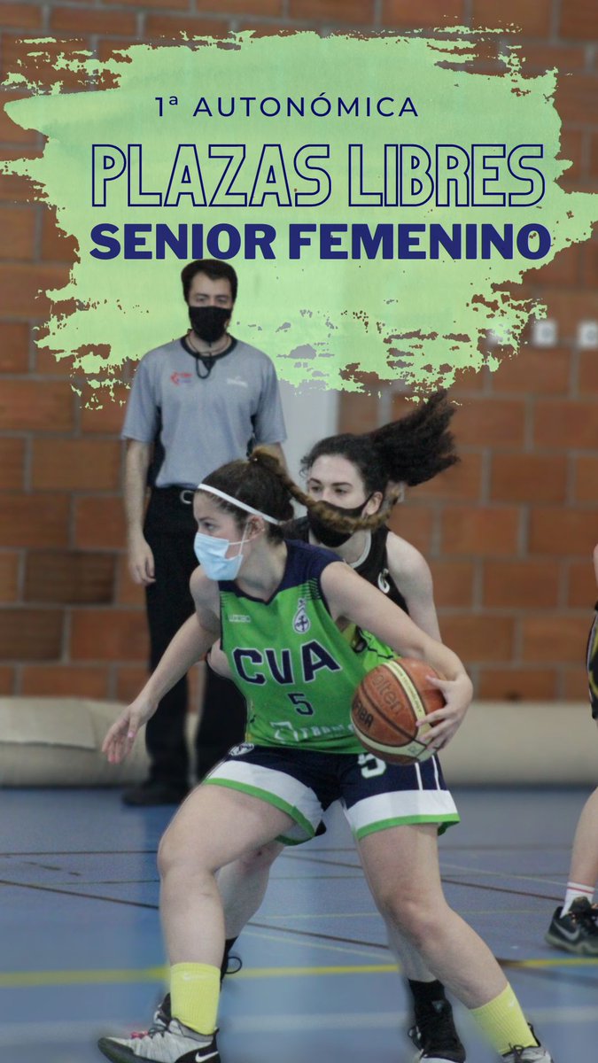 CVABaloncesto's tweet photo. ¿Quieres formar parte del senior femenino? Últimas plazas para nuestro primera autonómica femenino! 🏀🙌🏼 https://t.co/zFrbxXwTpF