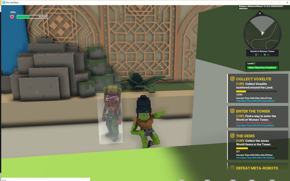 SharmEkrem's tweet photo. @TheSandboxGame @worldofwomennft I just participated in the #SandboxAlphaS3Giveaway for a chance to win 500 SAND! Found the hidden room in World of Women Tower, check out my screenshot below!
👇 https://t.co/UNNqeRdhFT