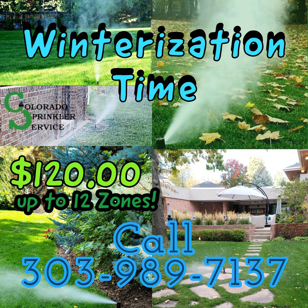 ColoradoSprink1's tweet photo. These cool temperatures mean one thing. The cold is coming! Call now to get you sprinkler system ready for winter! https://t.co/tA2mXsgniX