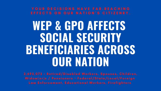 RepealWEP_GPO's tweet photo. @SenatorLankford, it’s time to show deserving Americans that you believe in justice and equality of opportunity by cosponsoring S. 1302 to #EliminateWEPGPO.  Pls. act now to #RepealWEP &amp; #RepealGPO. https://t.co/izLpoq8n8O