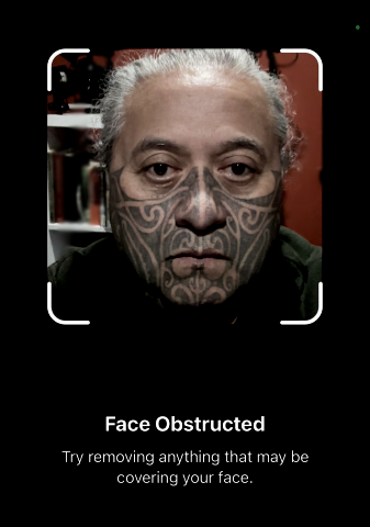 Tell me <a href="/AppleSupport/">Apple Support</a> what exactly does your Face ID system consider to be an obstruction here?