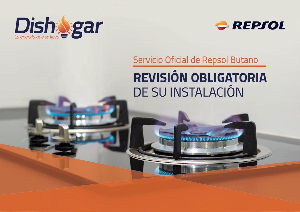 dishogar's tweet photo. ❗️Tu gas butano y propano 🔥 es seguro sólo en manos de profesionales.

✅ Las revisiones son obligatorias cada cinco años y deben realizarlas técnicos autorizados.

👉🏻 Consúltanos sin compromiso y te informamos: 959 28 42 22.

#Dishogar #Repsol #RevisiónDeGas #Huelva #RepsolGas https://t.co/4a7hq97Emp