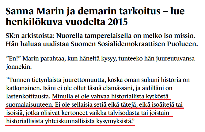 NuuniUnna's tweet photo. Meillä on #pääministeri:nä henkilö, jolla ei ole mitään tunnesidettä Suomeen tai suomalaisuuteen.

Ja jälki on kyllä sen mukaista.

🤷‍♀️

#Sanna #EroaSannaMarin https://t.co/TYPmhEL6d9