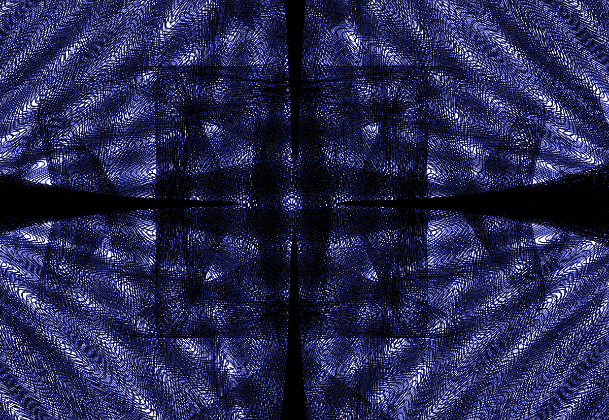 HOUSE_OFTHOUGHT's tweet photo. Wireframe details from a generative artwork created last year for a commission, using a series of formulas in thousands of repetitions #methodos #generativeart https://t.co/HXmWnf0pEv
