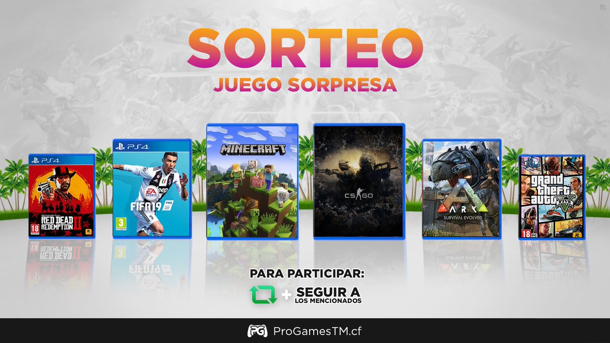 💥🎁#SORTEO EXPRESS DE JUEGO SORPRESA💥

▫️Para participar: Haz RT, sigue a <a href="/ProGamesTM/">PRO GAMES™🎮</a> + <a href="/KemurieSports/">Kemuri eSports</a>

¬ Termina : 24 horas👍

¡SUERTE!🍀
