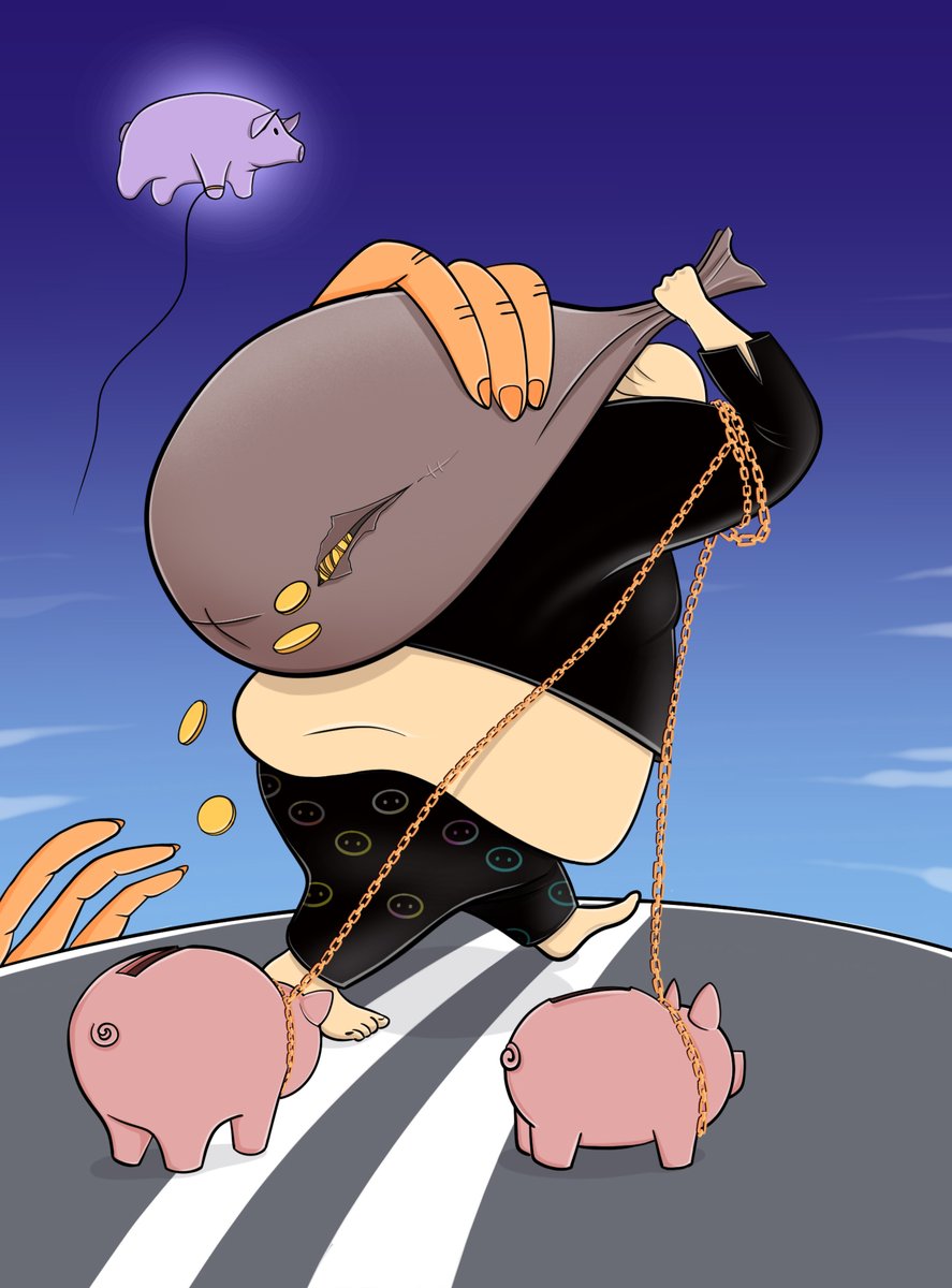 Faaaaam! I am giving away my 1/1 NFT "Rich man"! 
(he brings sales)
🐷💰
To enter:
1. Follow
2. Like &amp; RT
3. Tag 2 frens

⏰ 24 hours ⏰
Don't miss your chance!🍀