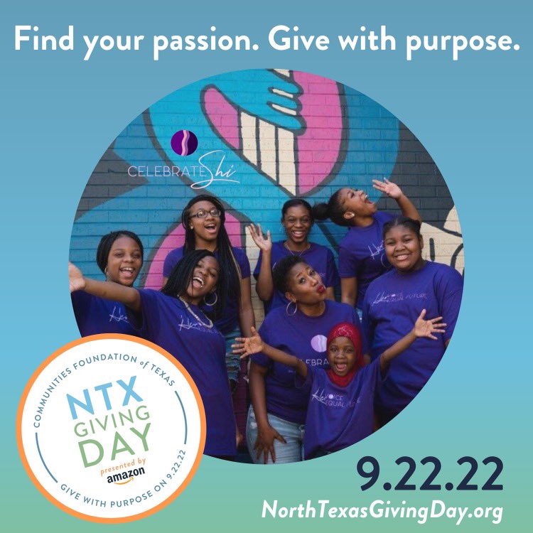 It’s #NorthTexasGivingDay2022!! Can we count on you? Your donation will allow us to continue to celebrate, educate, and inspire women and young girls.

Donation Link:
northtexasgivingday.org/organization/C…