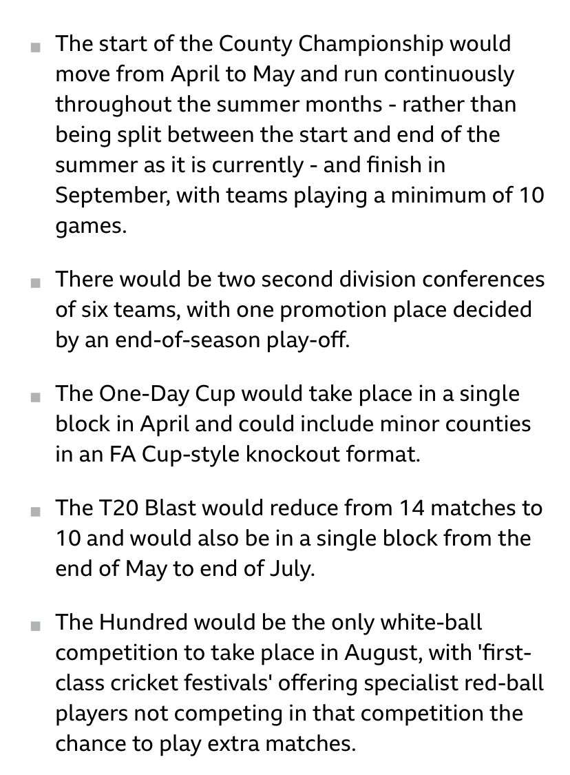 cricketagency's tweet photo. Your thoughts on proposals for 2023? 😬

#LVCountyChamp #RLODC #T20Blast #TheHundred https://t.co/jzsa3fqekx